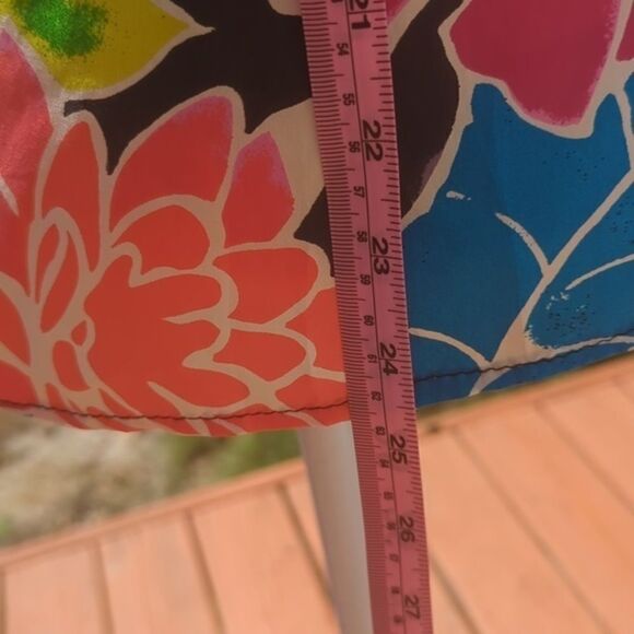 Jack Mulqueen Vintage Women's Silk Round Neck Floral Pullover Blouse Size Medium - Picture 4 of 8